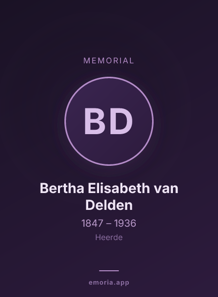 Memorial portrait of Bertha Elisabeth van Delden