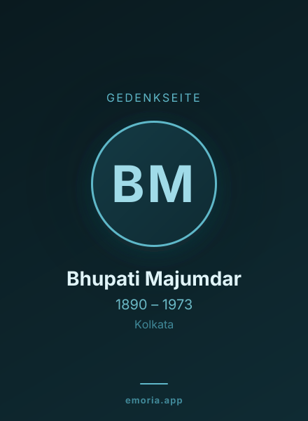 Gedenkportrait von Bhupati Majumdar