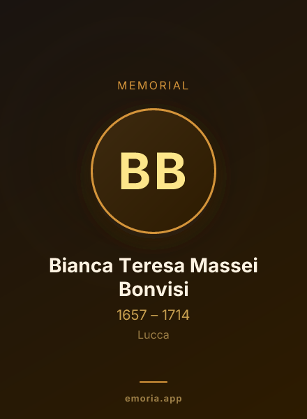 Memorial portrait of Bianca Teresa Massei Bonvisi