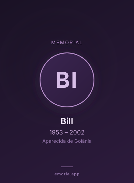 Memorial portrait of Bill