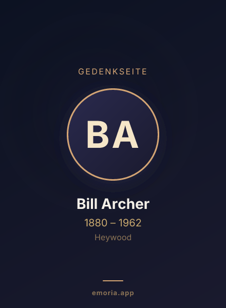 Gedenkportrait von Bill Archer