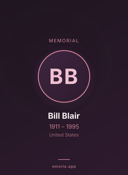 Memorial portrait of Bill Blair