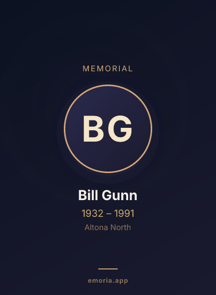 Memorial portrait of Bill Gunn
