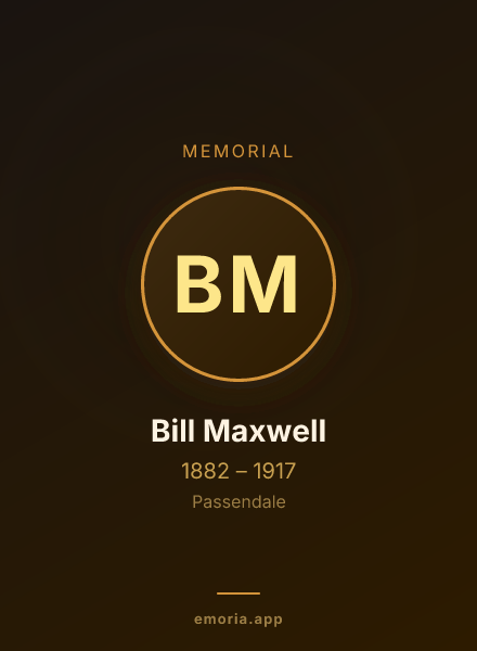 Memorial portrait of Bill Maxwell