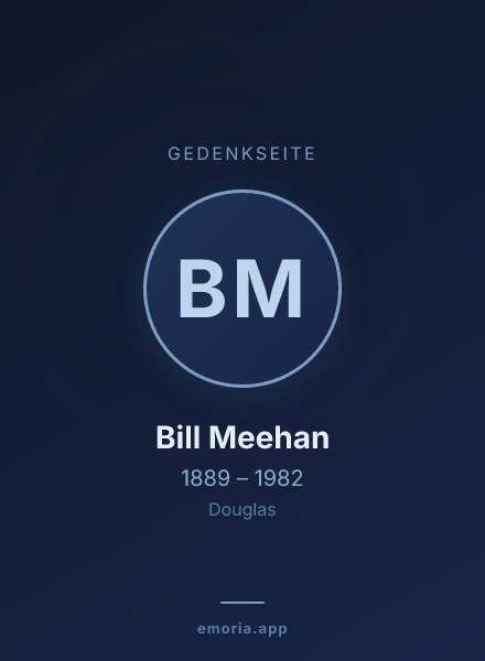 Gedenkportrait von Bill Meehan