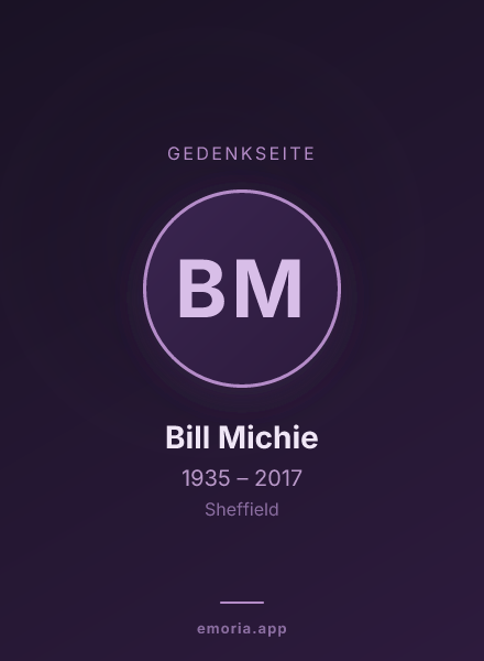 Gedenkportrait von Bill Michie