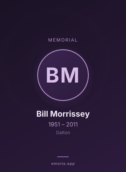 Memorial portrait of Bill Morrissey