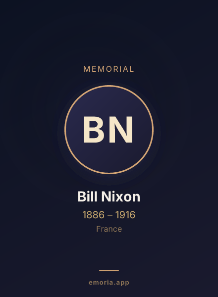 Memorial portrait of Bill Nixon