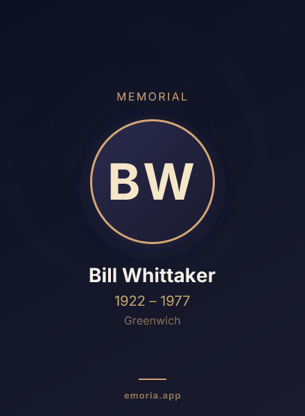 Memorial portrait of Bill Whittaker