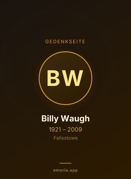 Gedenkportrait von Billy Waugh