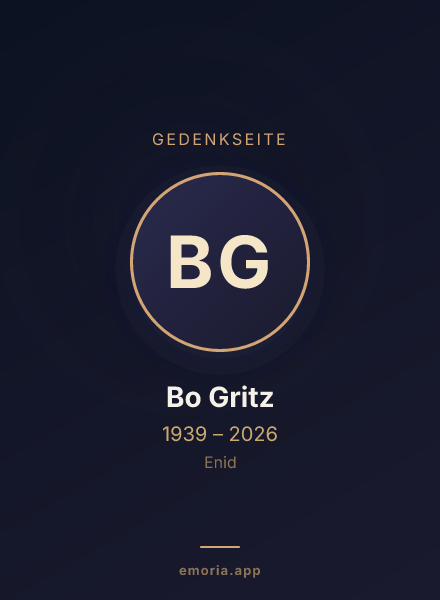 Gedenkportrait von Bo Gritz