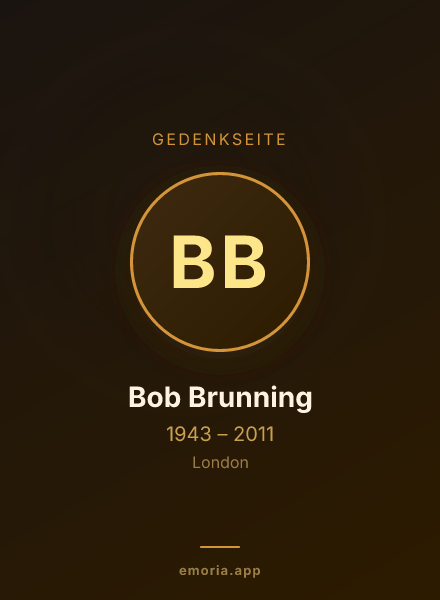 Gedenkportrait von Bob Brunning