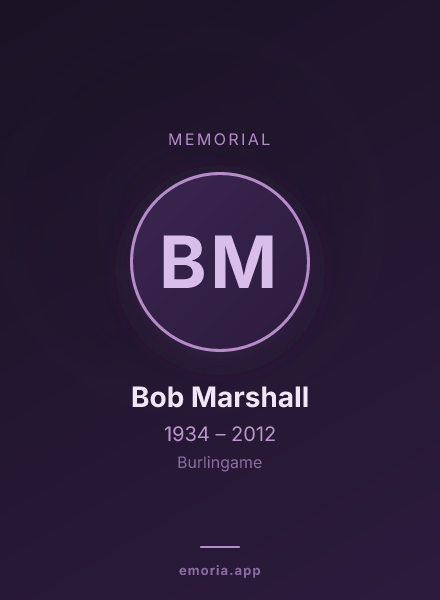 Memorial portrait of Bob Marshall