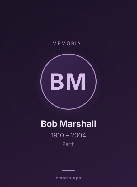 Memorial portrait of Bob Marshall