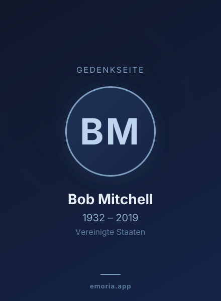 Gedenkportrait von Bob Mitchell