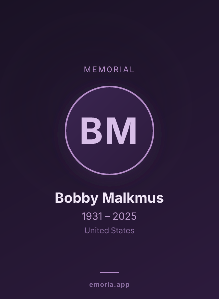 Memorial portrait of Bobby Malkmus