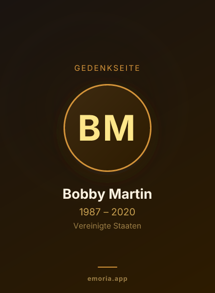 Gedenkportrait von Bobby Martin