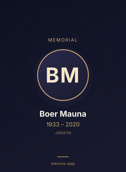 Memorial portrait of Boer Mauna