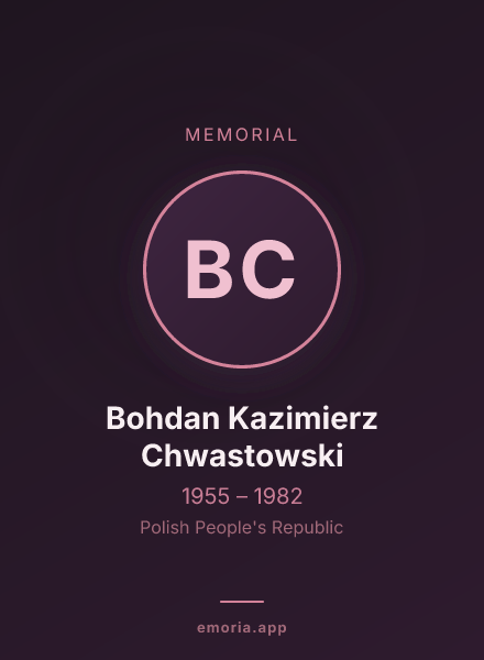 Memorial portrait of Bohdan Kazimierz Chwastowski