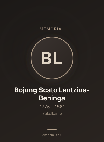 Memorial portrait of Bojung Scato Lantzius-Beninga