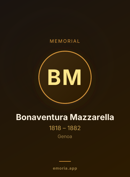 Memorial portrait of Bonaventura Mazzarella