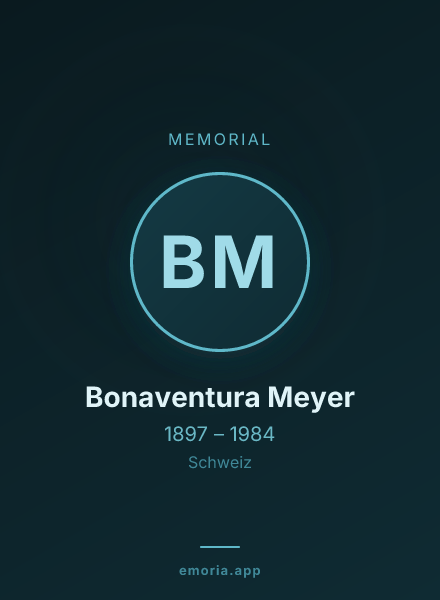 Memorial portrait of Bonaventura Meyer