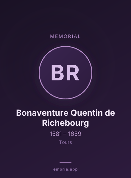 Memorial portrait of Bonaventure Quentin de Richebourg