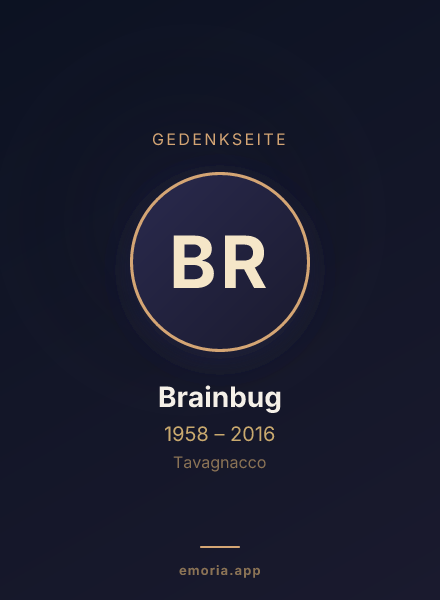 Gedenkportrait von Brainbug