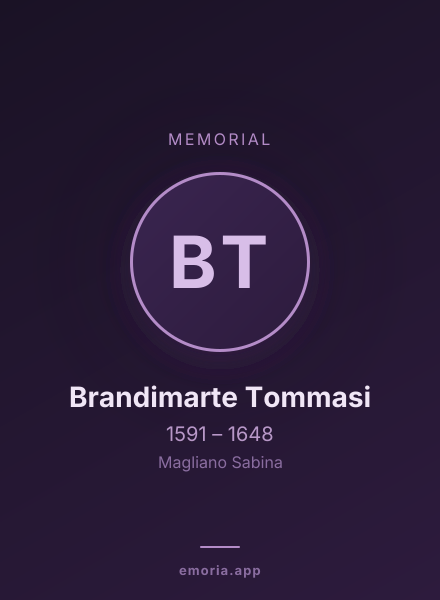 Memorial portrait of Brandimarte Tommasi