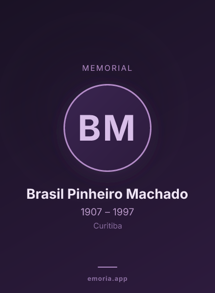 Memorial portrait of Brasil Pinheiro Machado