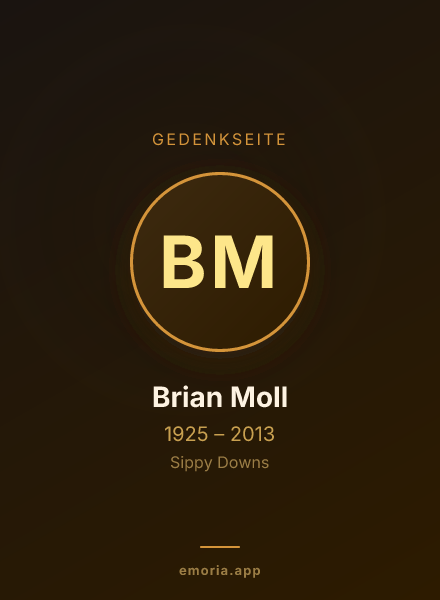 Gedenkportrait von Brian Moll