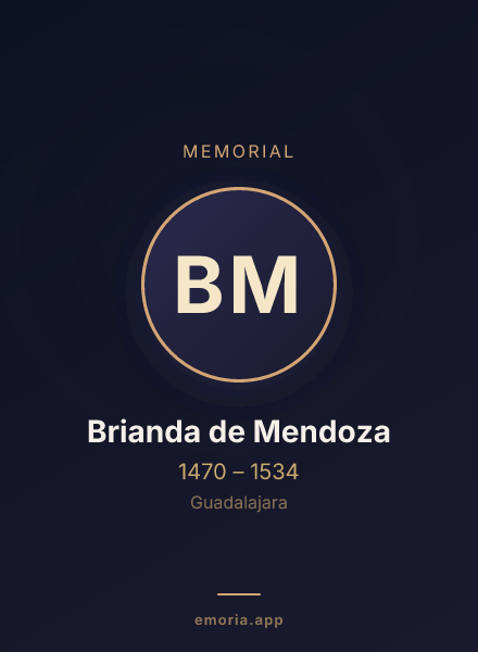 Memorial portrait of Brianda de Mendoza