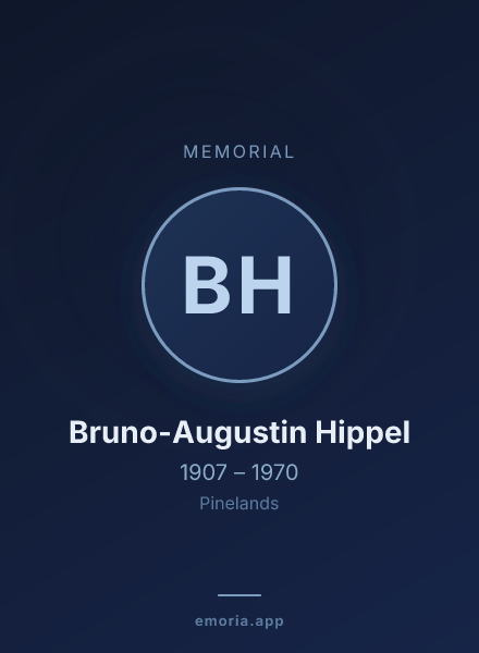 Memorial portrait of Bruno-Augustin Hippel