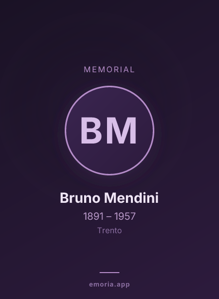 Memorial portrait of Bruno Mendini