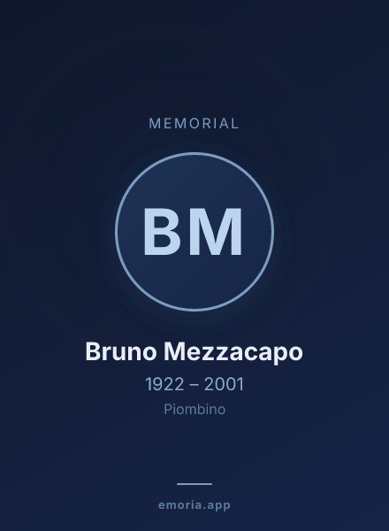 Memorial portrait of Bruno Mezzacapo