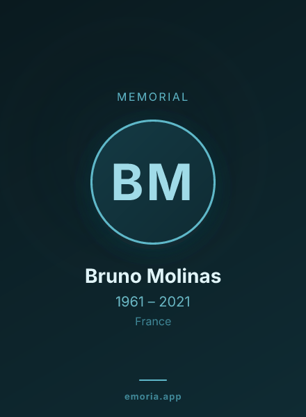 Memorial portrait of Bruno Molinas
