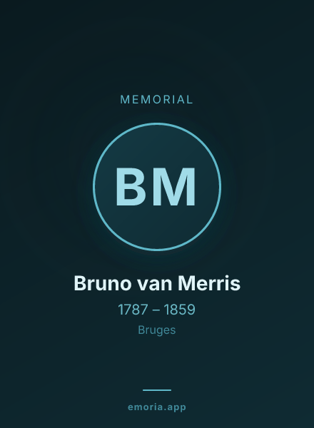 Memorial portrait of Bruno van Merris
