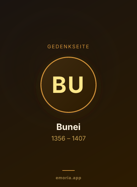 Gedenkportrait von Bunei