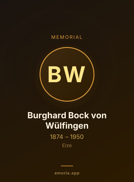 Memorial portrait of Burghard Bock von Wülfingen