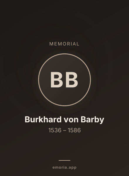 Memorial portrait of Burkhard von Barby