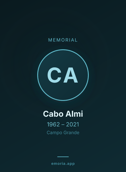 Memorial portrait of Cabo Almi