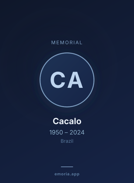Memorial portrait of Cacalo