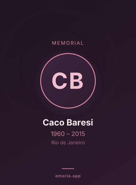 Memorial portrait of Caco Baresi