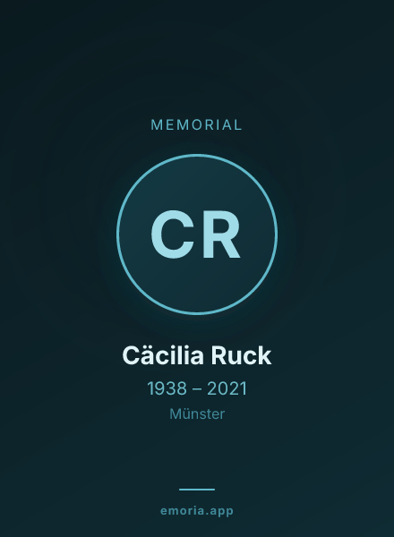 Memorial portrait of Cäcilia Ruck