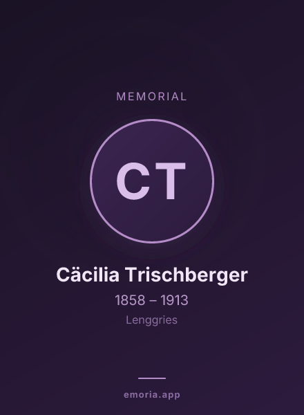Memorial portrait of Cäcilia Trischberger