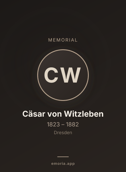 Memorial portrait of Cäsar von Witzleben