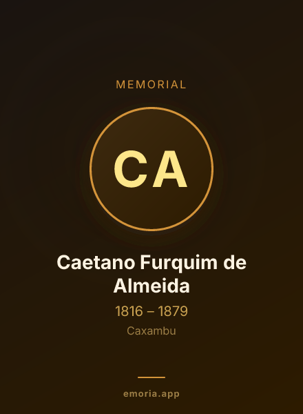 Memorial portrait of Caetano Furquim de Almeida