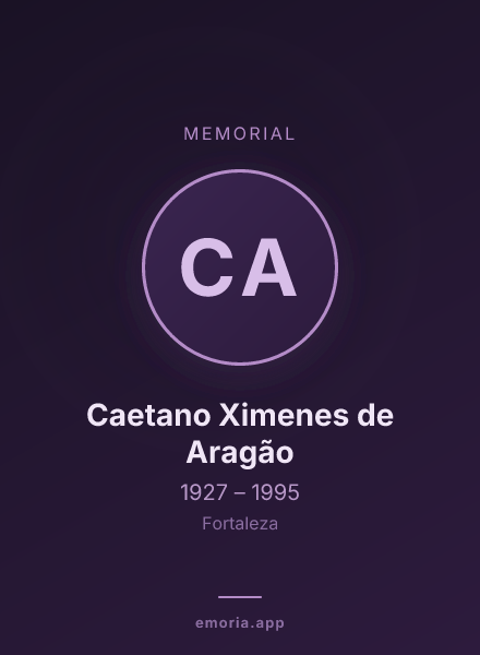Memorial portrait of Caetano Ximenes de Aragão