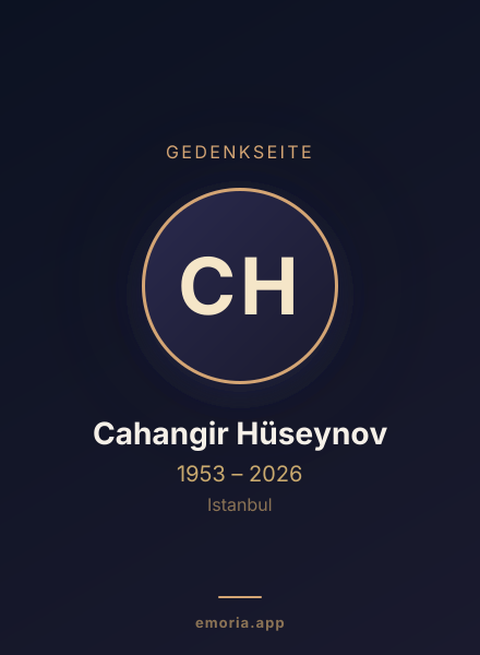 Gedenkportrait von Cahangir Hüseynov