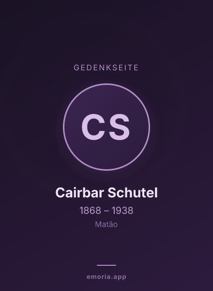Gedenkportrait von Cairbar Schutel